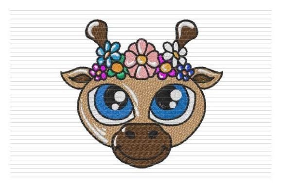 Baby Giraffe Head Embroidery: A Designer’s Review