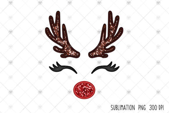 Faux Embroidery Girl Reindeer Christmas Review