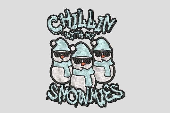 Review: Cool Chilling with 3 Snowmens Embroidery