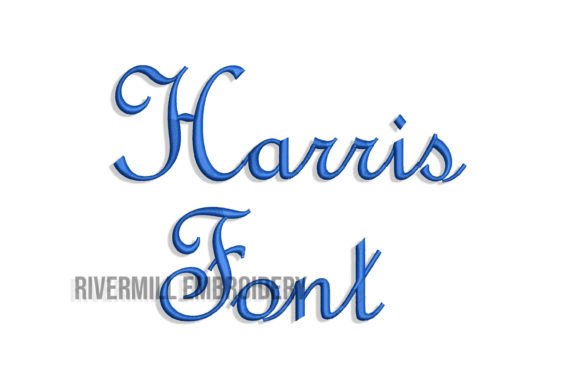 Reviewing 2 Harris Machine Embroidery Font for Gifts