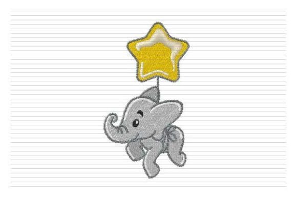 Reviewing Baby Elephant with Star Embroidery