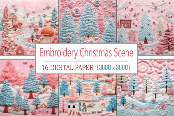 Reviewing Embroidery Christmas Scene for Craft Fairs