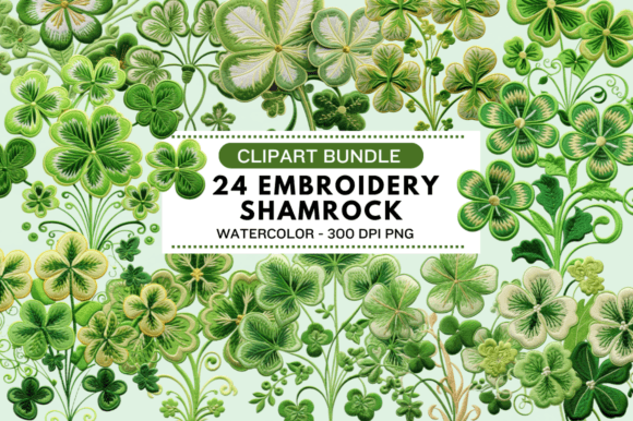 Reviewing FREE Embroidery Shamrock Clipart for Holiday Sales