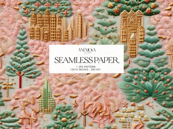 Reviewing Pastel Village Embroidery Paper for Etsy Shops