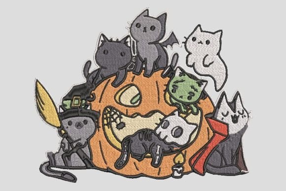 Reviewing the Horror Pumpkin Halloween Embroidery File