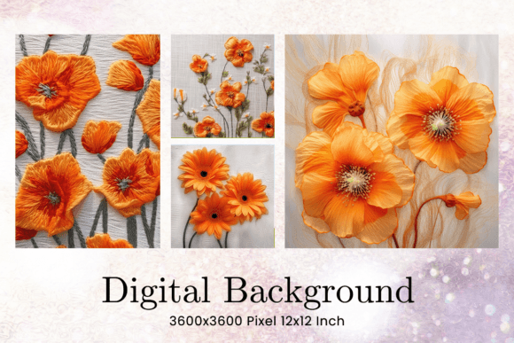 Reviewing Yellow Flower Embroidery Background for Craft Fairs